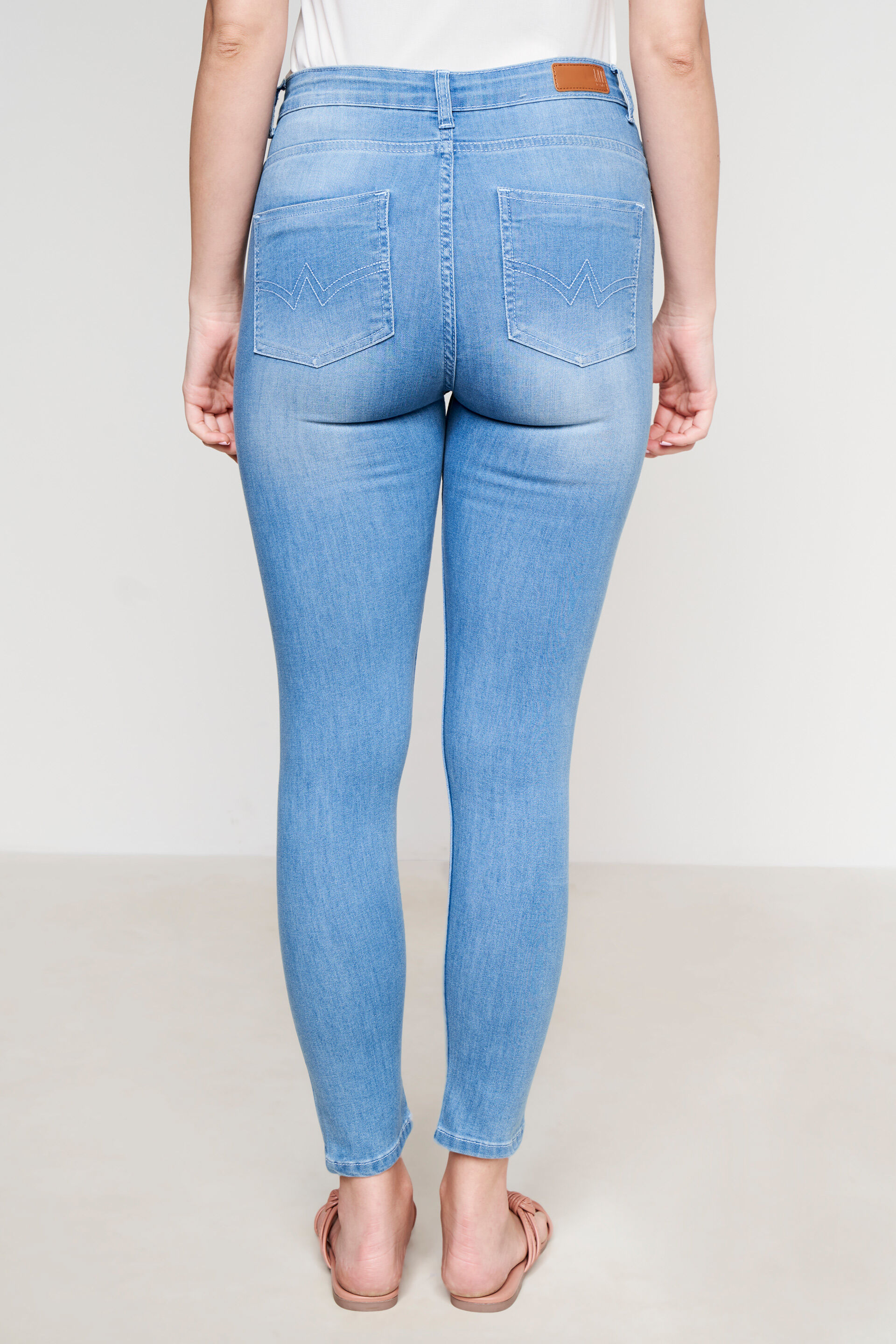 Light Blue Skinny Jeans, Blue, image 4